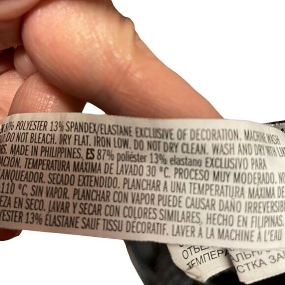 Forever 21 Striped Bike Shorts Black Medium - Picture 8 of 15